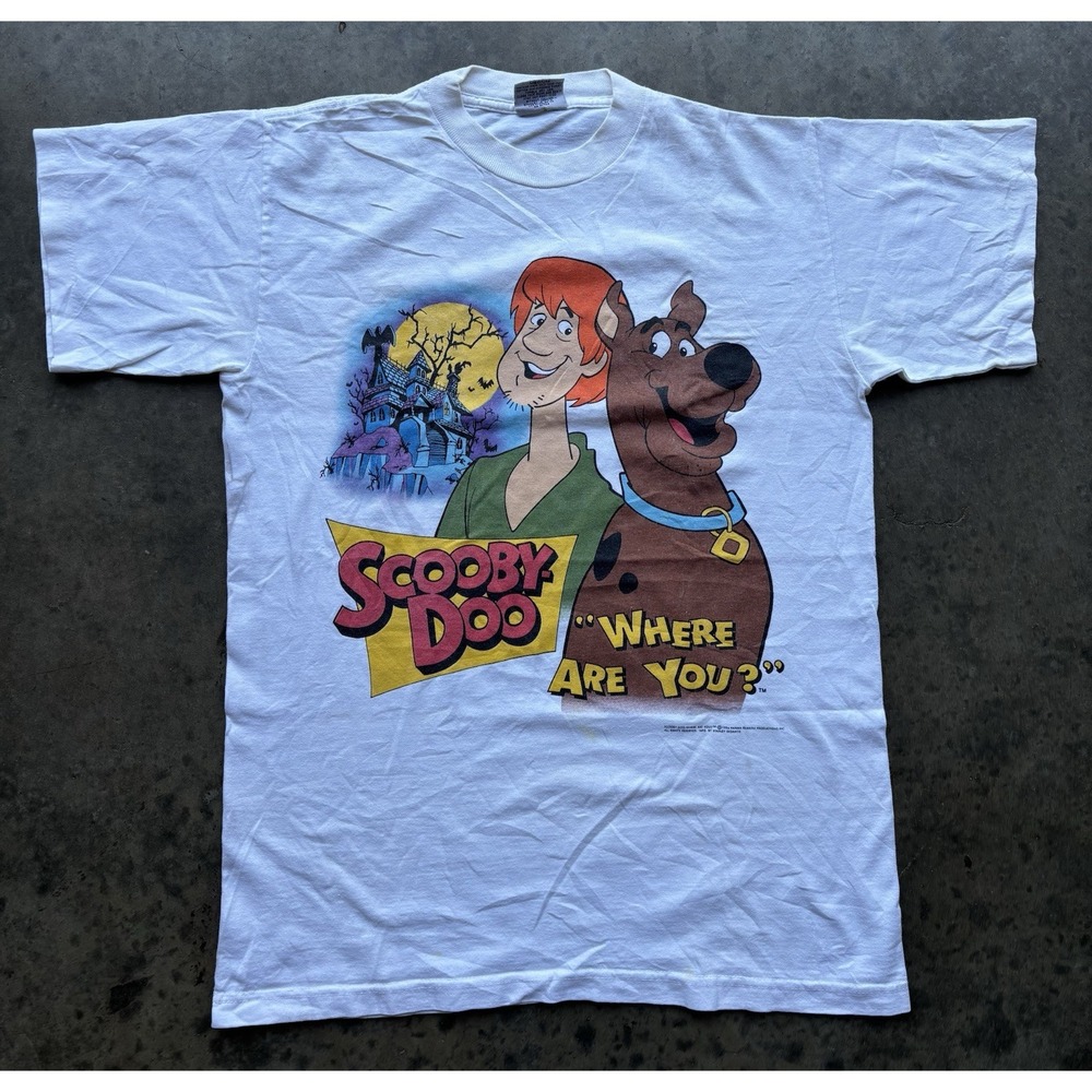 VTG 90s Scooby-Doo T Shirt RARE Hanna Barbera Stanley Desantis Single Stitch M